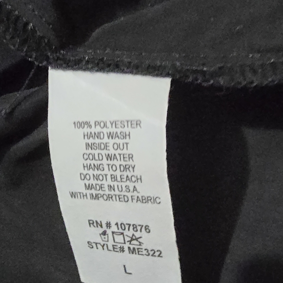 Sun Kim Exposed Zip Lagenlook Dress Taffeta Relaxed Fit Black Size Large - Picture 6 of 9